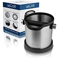Lacari ® Premium Knock off Container - Perfecto para cafeteras de café espresso - Contenedor de acero inoxidable de alta…